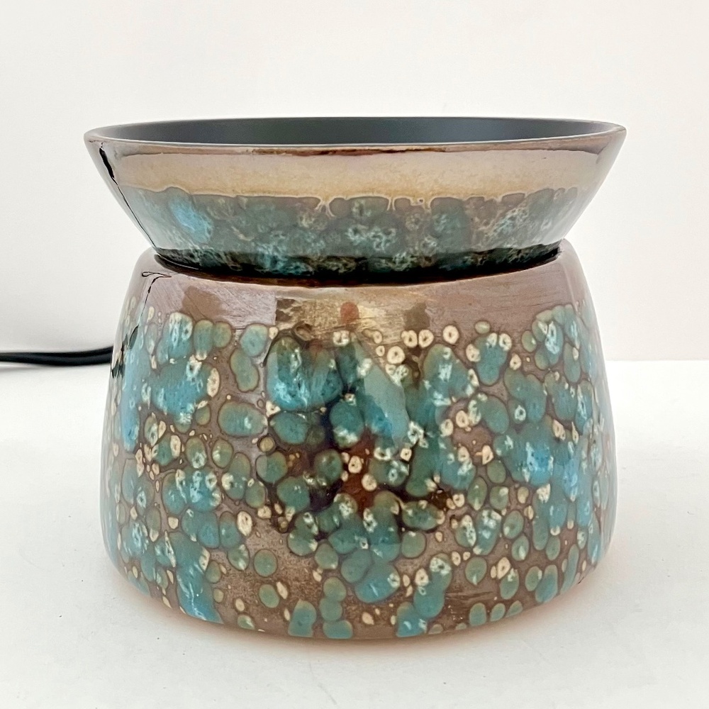 Green Marble Scentsy Element Warmer Excellent Condition, Discontinued